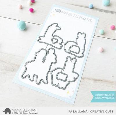 Mama Elephant Creative Cuts - Fa La Llama